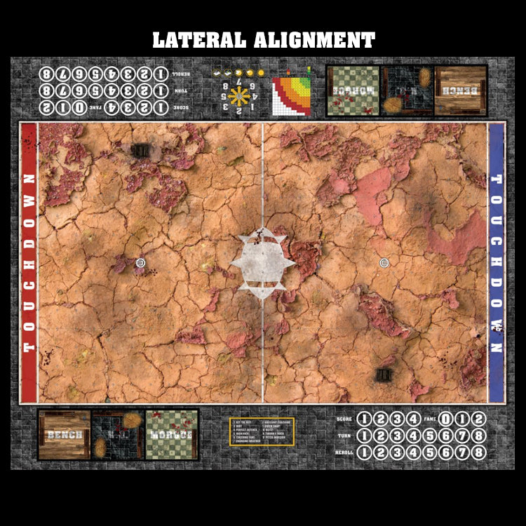 Mats by Mars:  Badlands Fantasy Football Play Mat / Pitch