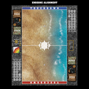 Mats by Mars:  Treasure Beach Fantasy Football Play Mat / Pitch