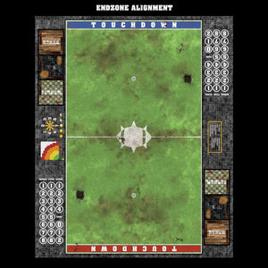 Mats by Mars:  Verdant Field Fantasy Football Play Mat / Pitch