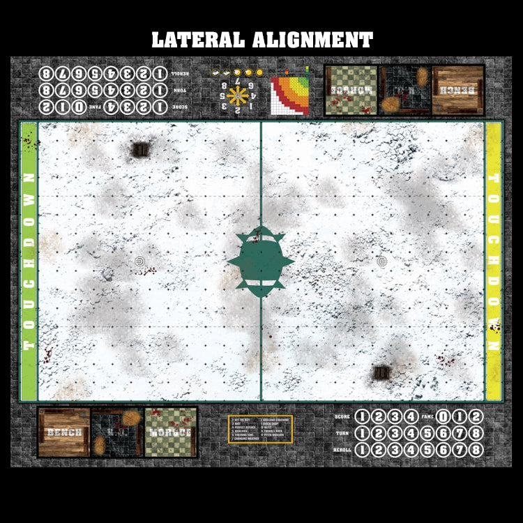 Mats by Mars:  Winter's Wrath v1.0 Fantasy Football Play Mat / Pitch