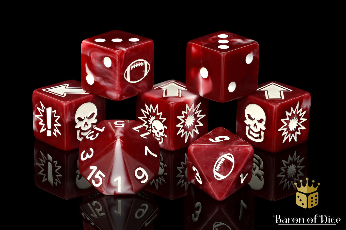 Bloody, Football Dice Sets