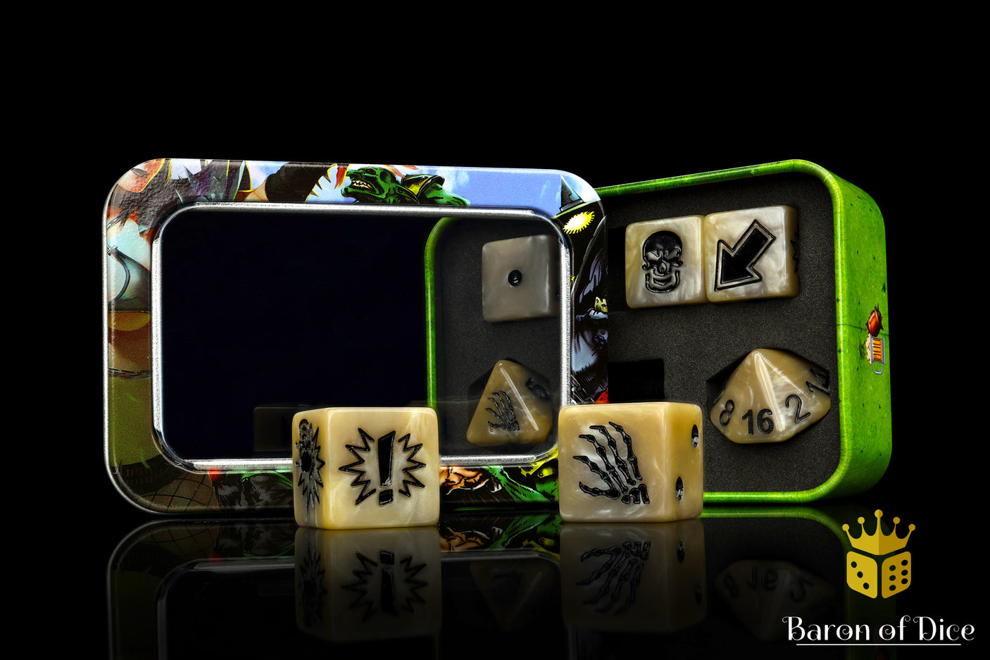 Bone, Football Dice Sets