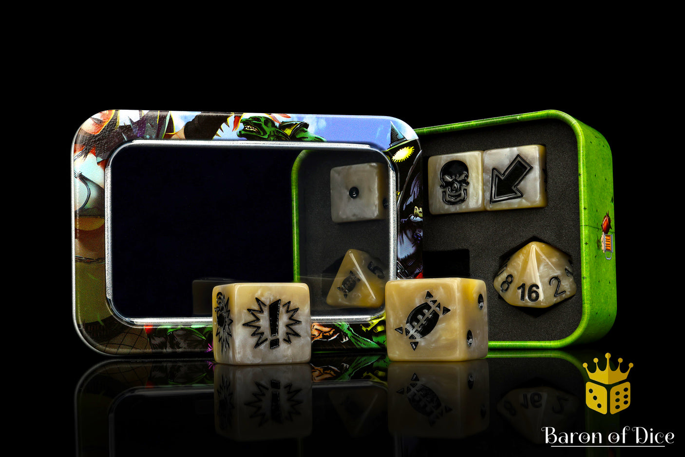 Bone, Football Dice Sets