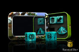 Ethereal Blue - Bloody Football Dice (Set of 7)
