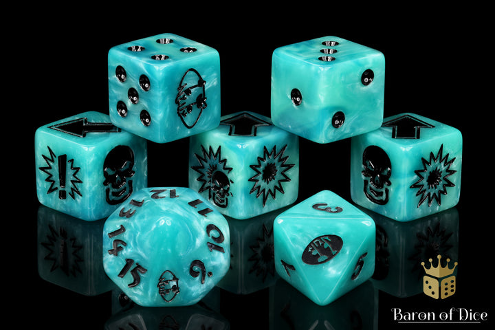 Ethereal Blue, Football Dice Sets