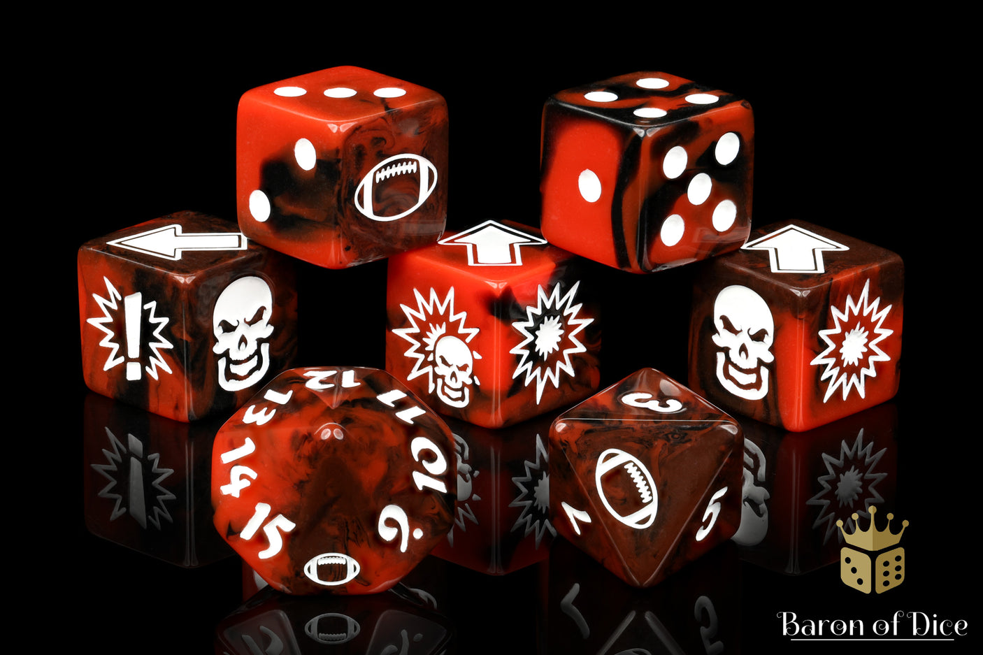 Chaos Red, Football Dice Sets