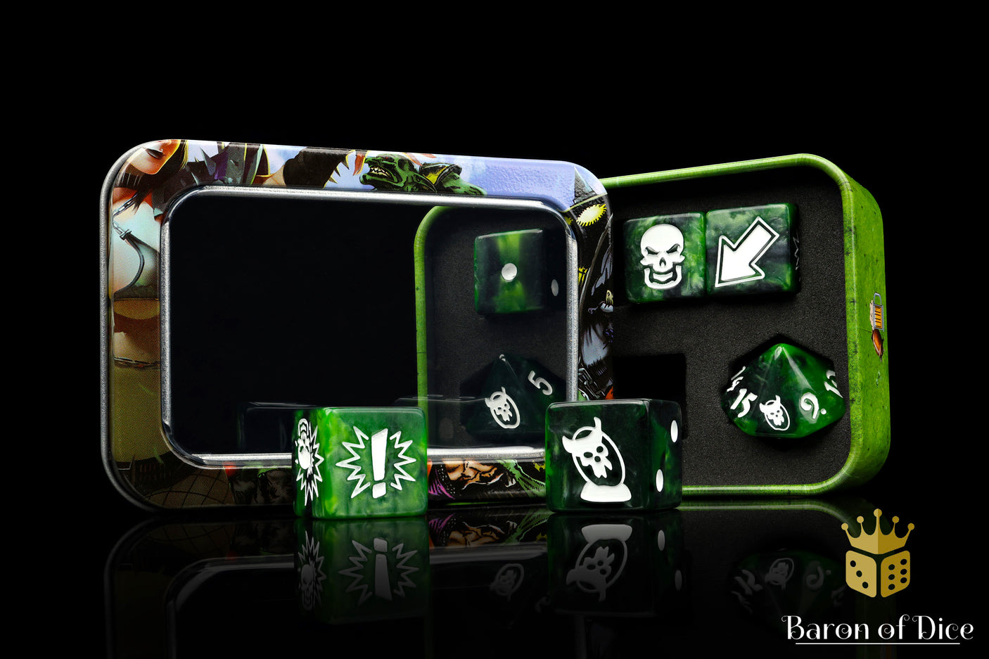 Warp Green, Football Dice Sets