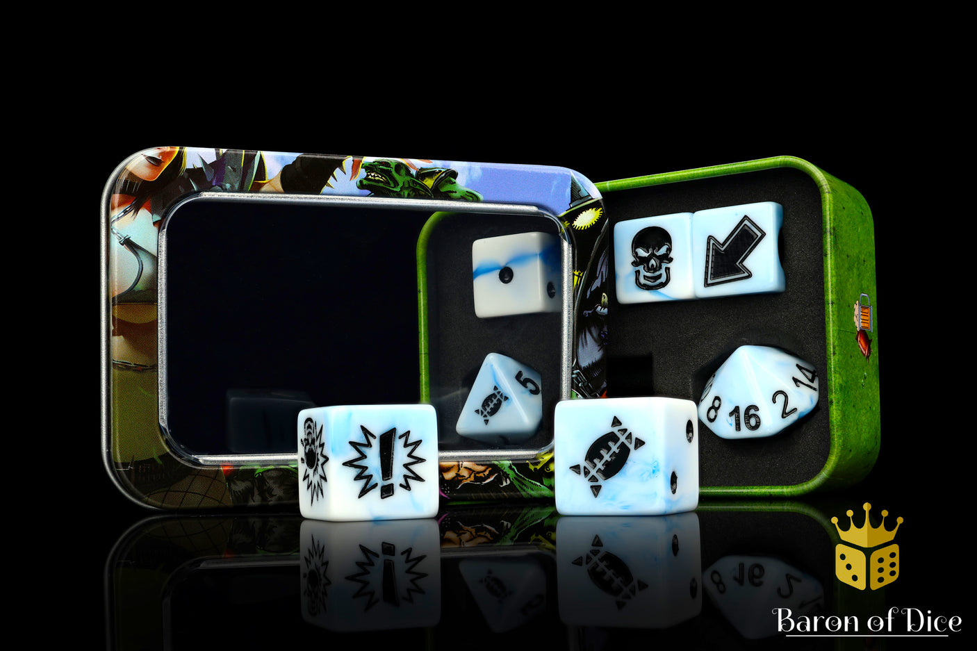 White Ice, Football Dice Sets