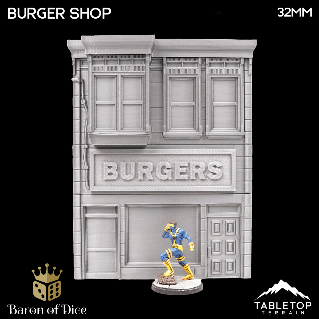 Burger Restaurant - Marvel Crisis Protocol Building