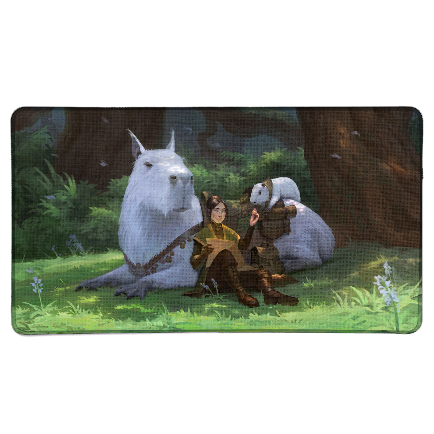 Premium Oversized Playmat | Irina Nordsol Series | Capybara Retreat