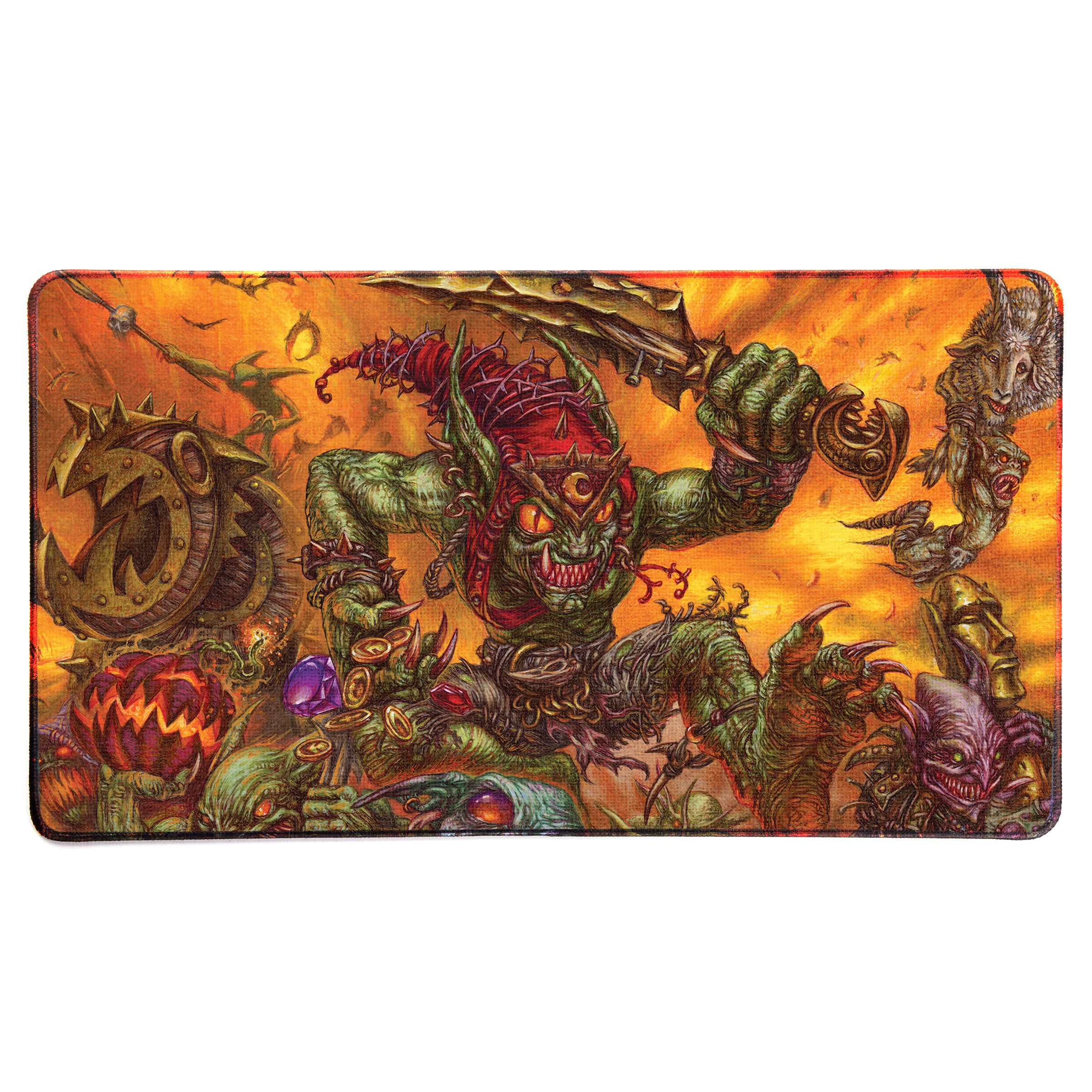 MTG Ron spencer HobbyBear プレイマット Premium Oversized Playmat | Goblins Galore | Baron of Dice