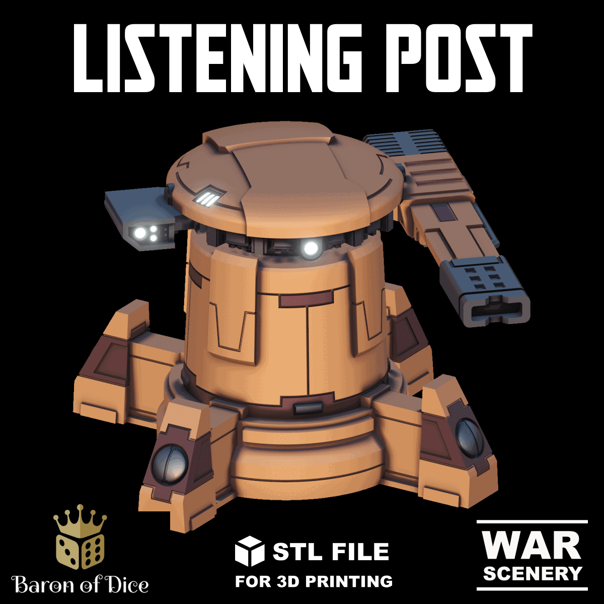 Cadre Listening Post, STL File