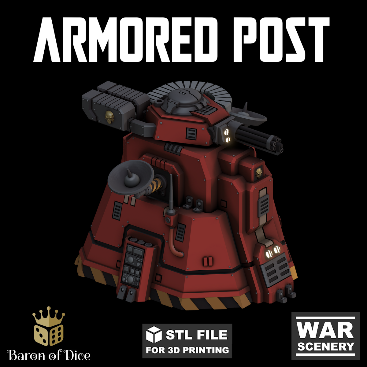 Chapter Armored Post, STL File