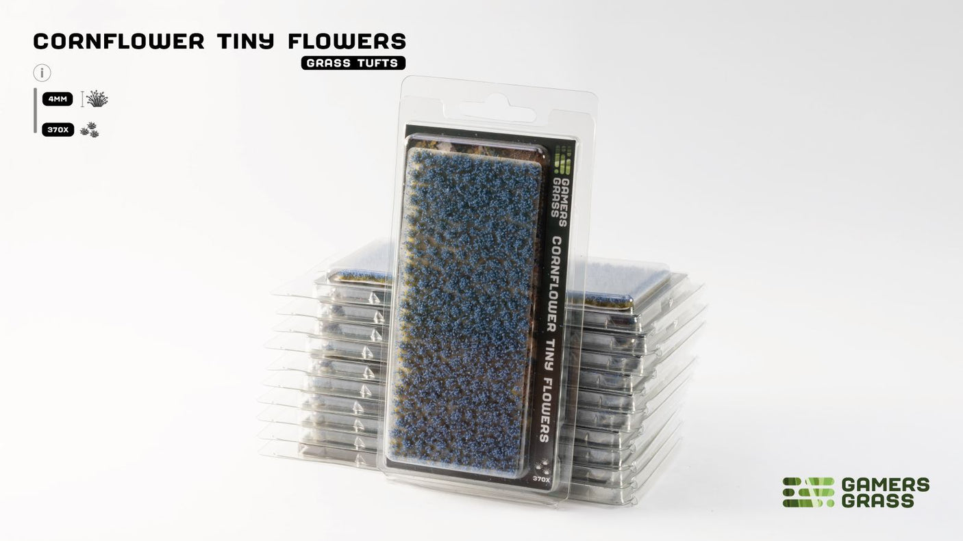 Gamers Grass - Tiny Flower Tuft Set - Cornflower