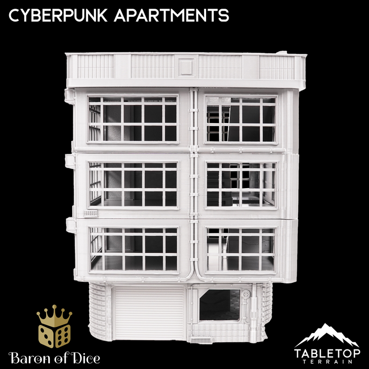 Cyberpunk Apartments - Cyberpunk Building