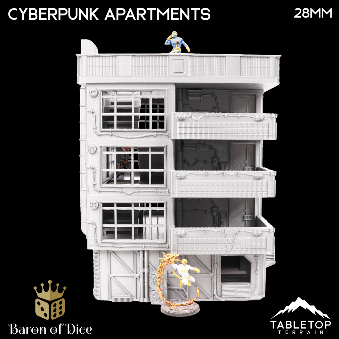 Cyberpunk Apartments - Cyberpunk Building