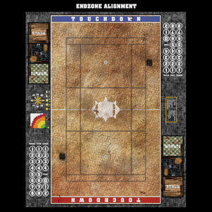 Mats by Mars:  Sandy Cobbles Fantasy Football Play Mat / Pitch