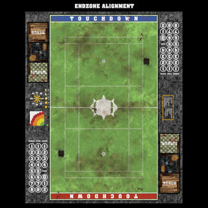 Mats by Mars:  Verdant Field Fantasy Football Play Mat / Pitch