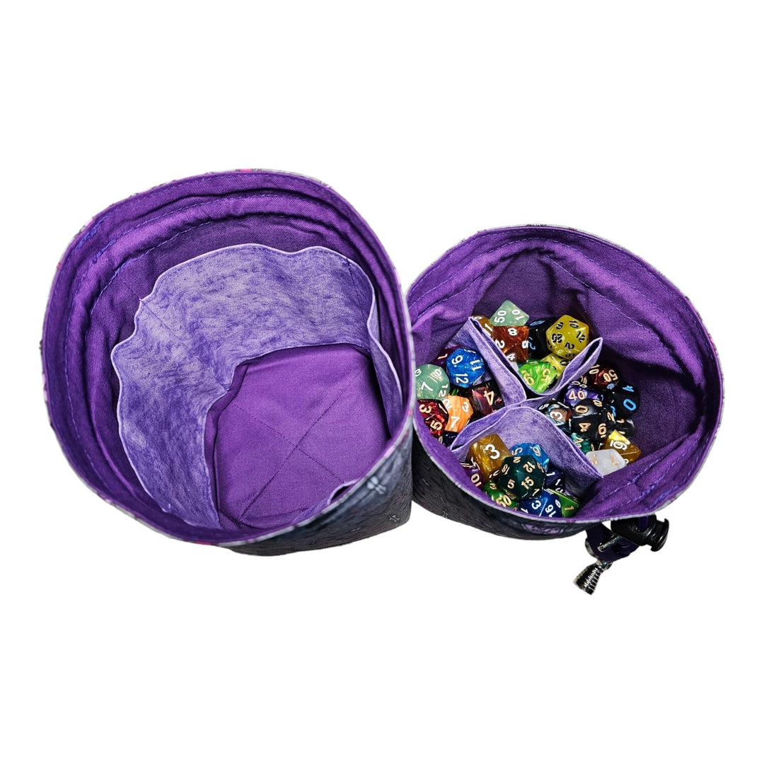 Purple Loot Dice Bags