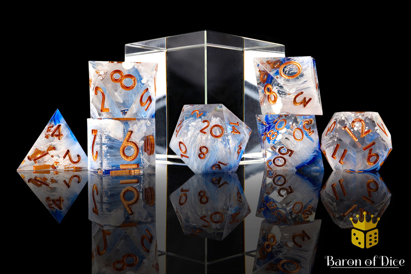 Arctic Breaker, Sharp Edge, Polyhedral Dice Set