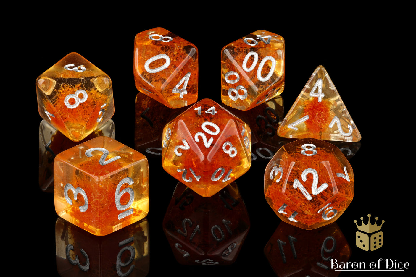 Sunstone, Polyhedral Dice Set