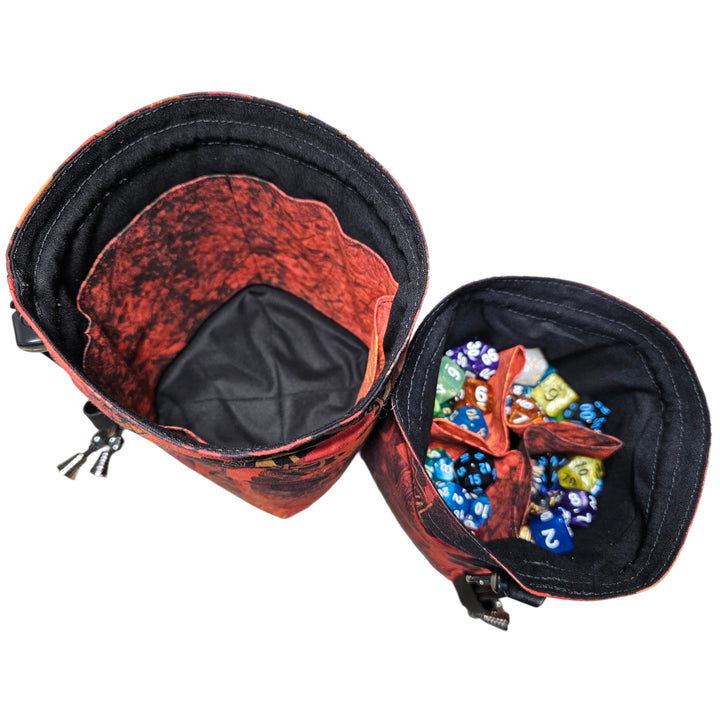 Red Flying Dragon Dice Bags
