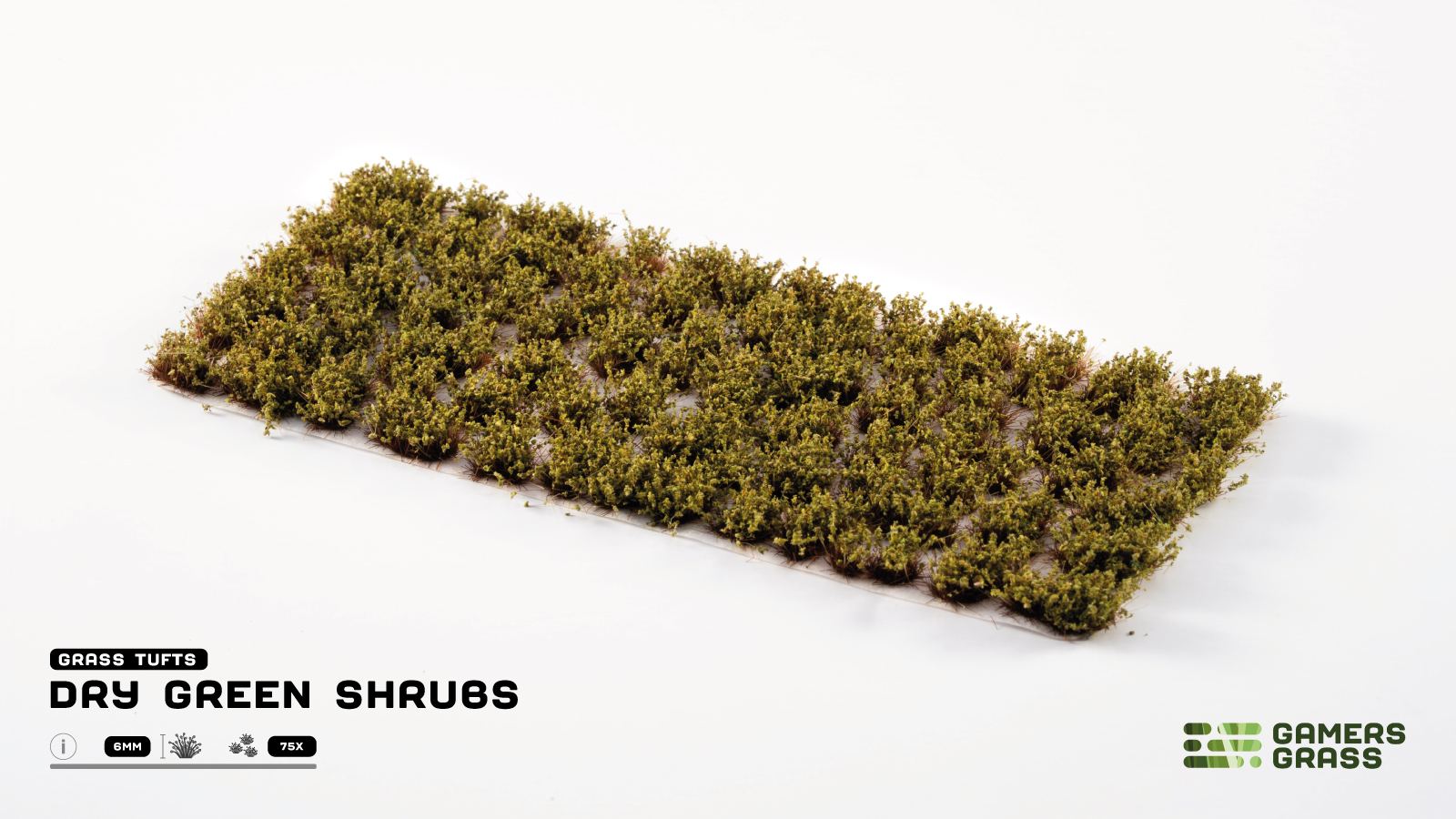Gamers Grass - Shrub Set - Dry Green