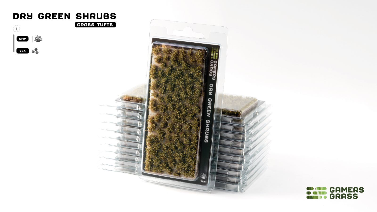 Gamers Grass - Shrub Set - Dry Green