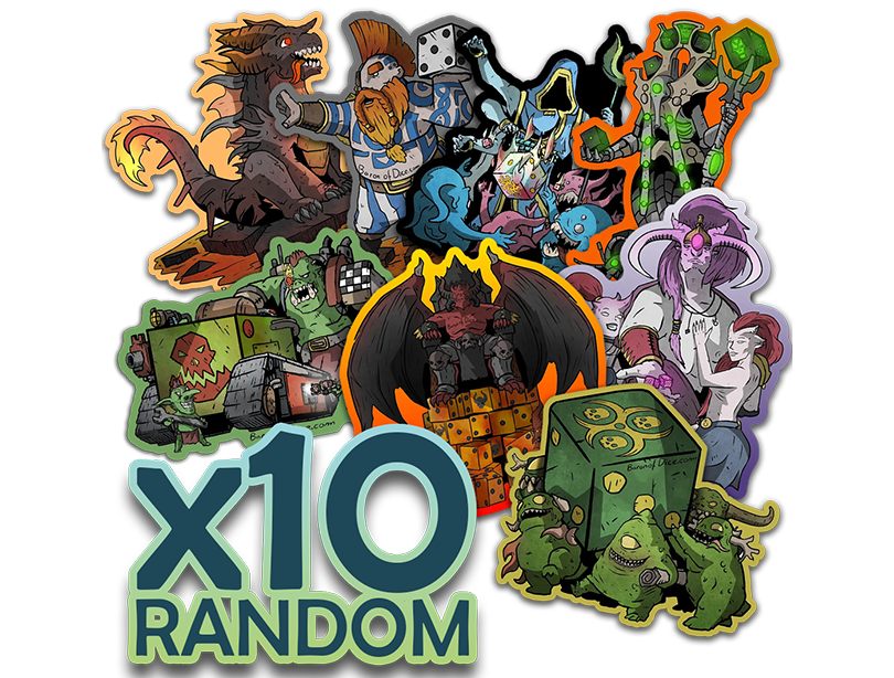 Premium Vinyl Stickers - x10 RANDOM!