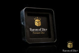 Skull Grinders Dice - Black Lava