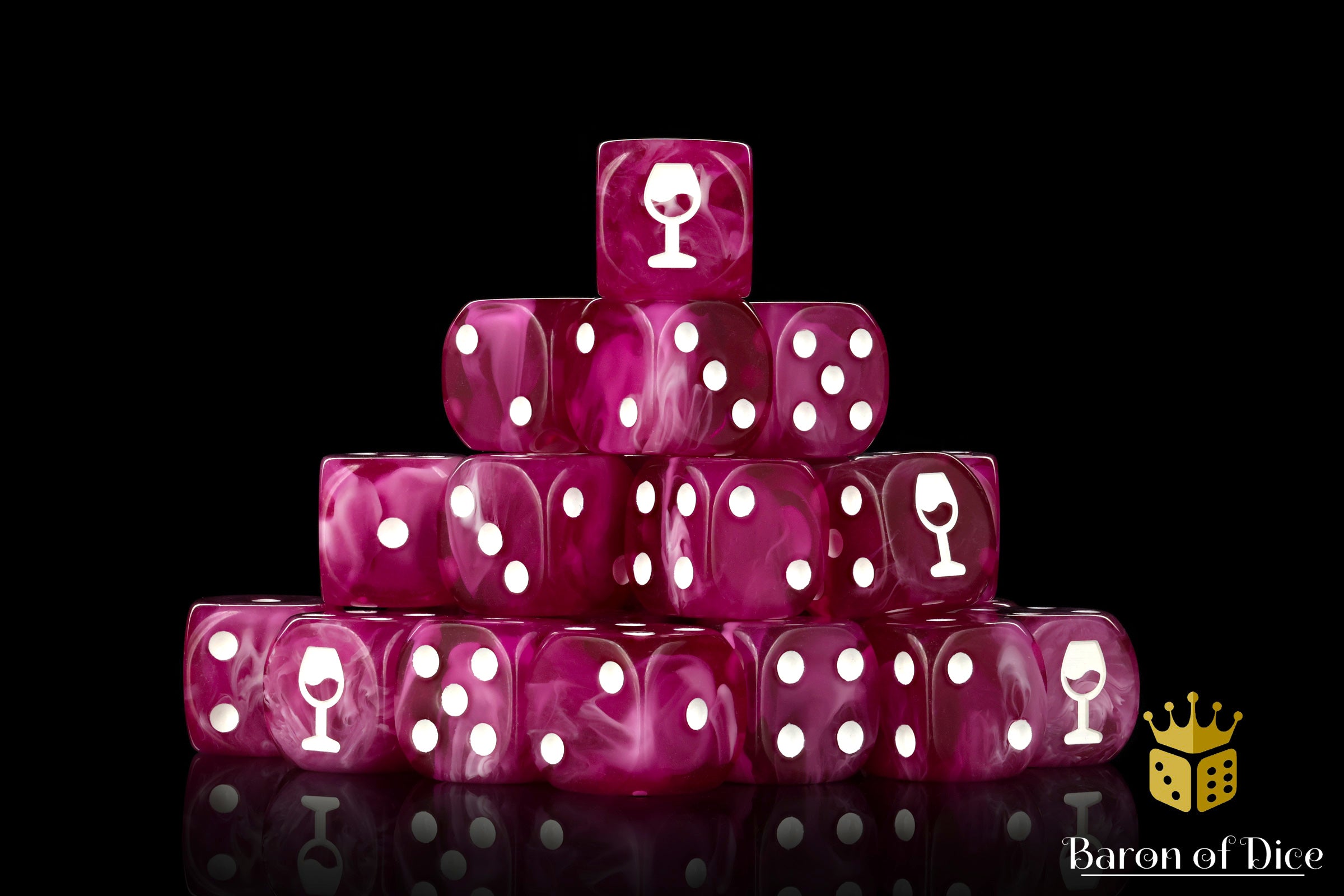 Red Wine, 16mm Dice – BaronOfDice