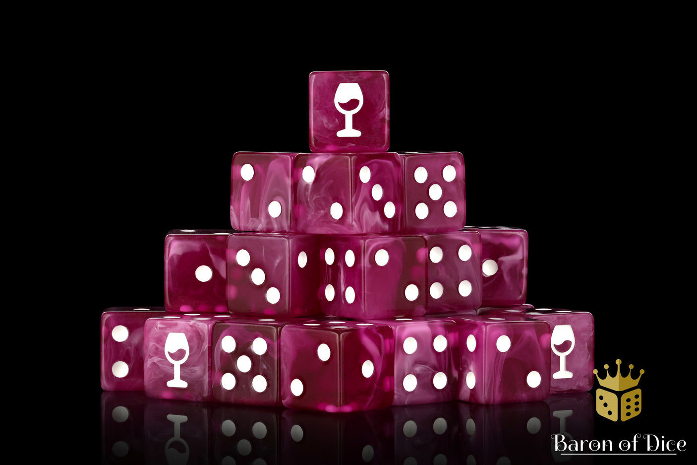 Red Wine, 16mm Dice