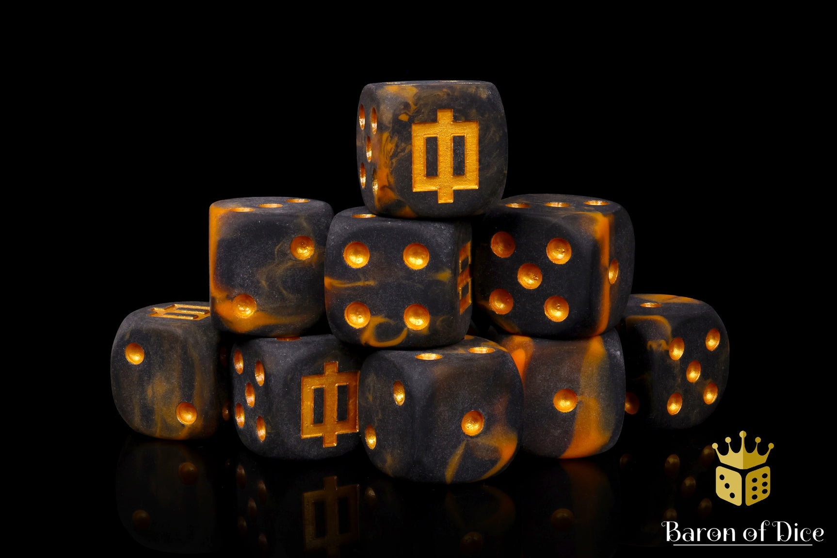 Lava Rune Dice