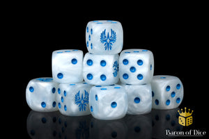 Magical Elves Dice - Ancient White