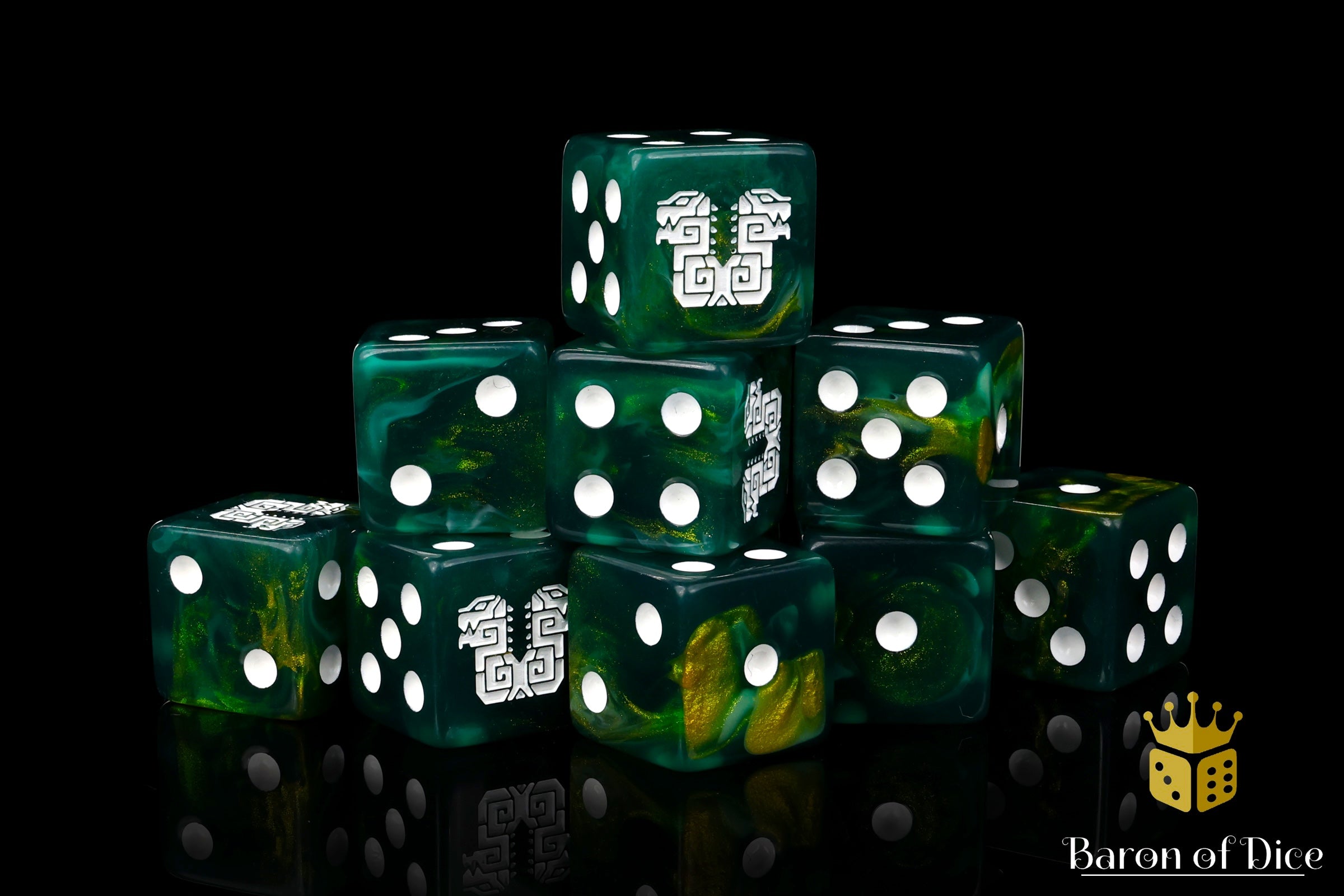 DICE 24/25・SHOWDOWN：LIME GREEN 新品 Amazon.com: Chessex Dice: Polyhedral 7-Die Vortex Dice Set