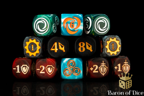 FAB Compatible Dice Set - Set of 12