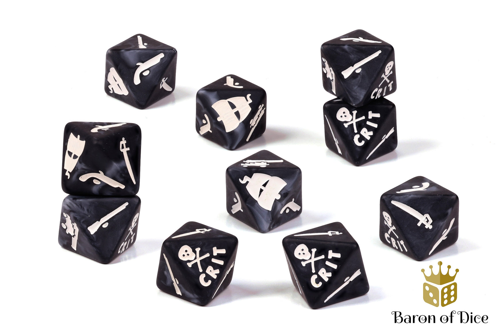 Oak & Iron: Pirates - Official Dice Set