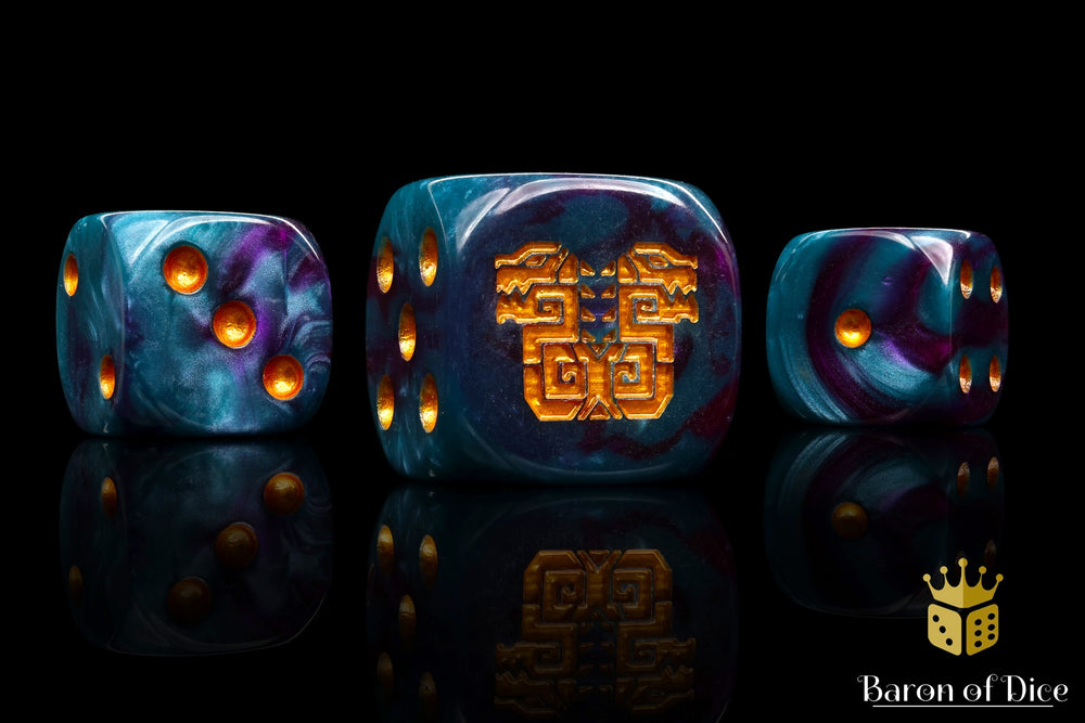 Mayan Lizard | Baron of Dice | Fantasy Dice