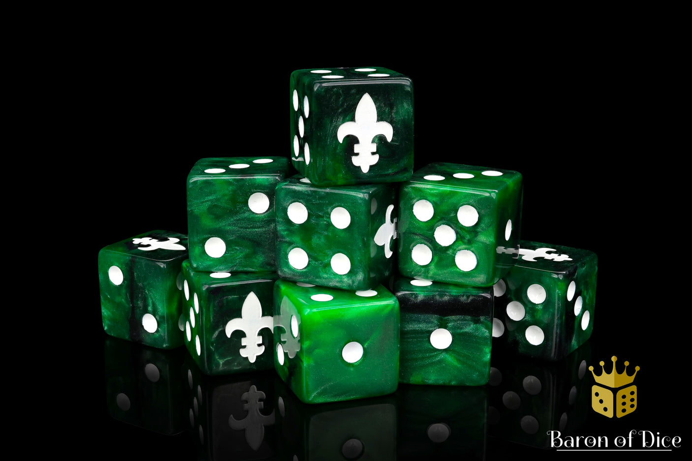 Fleur De Lis - Green