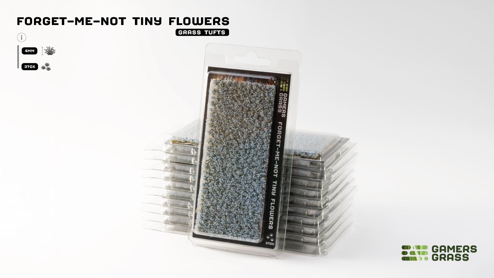 Gamers Grass - Tiny Flower Tuft Set - Forget-Me-Not