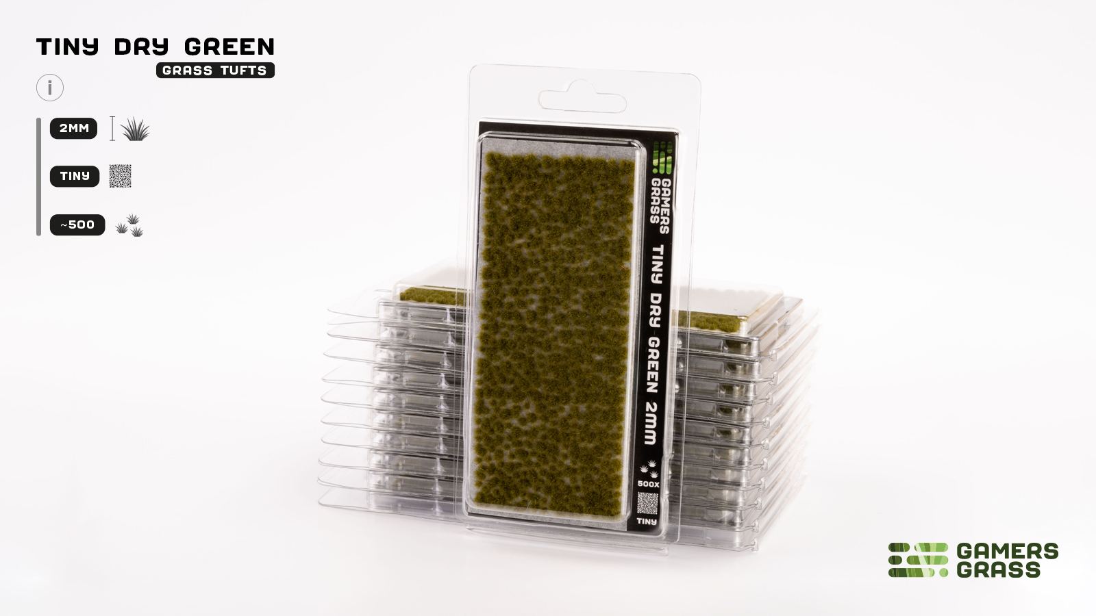 Gamers Grass - Tiny Tufts - Dry Green