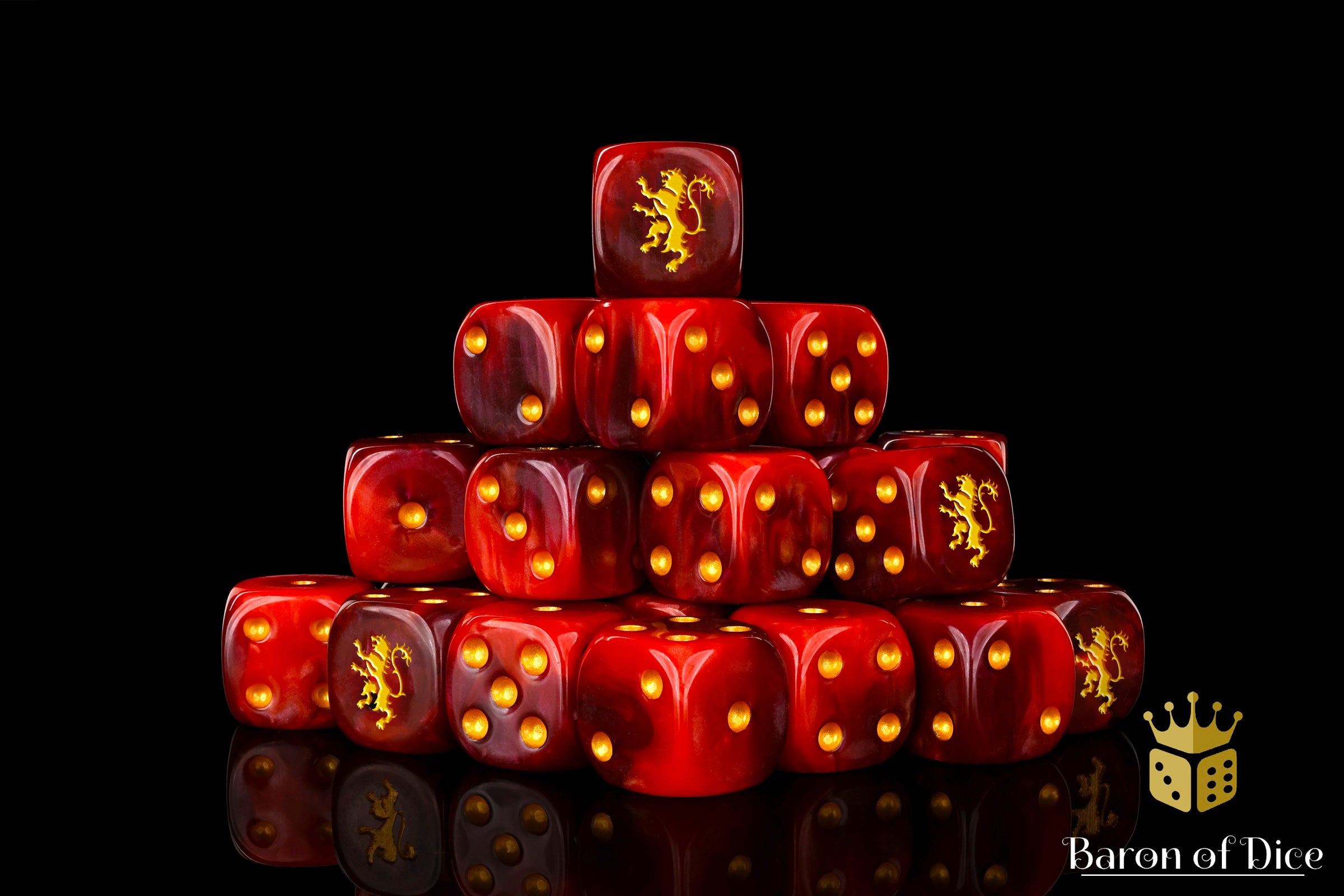 Royal Lion 16mm Dice – BaronOfDice