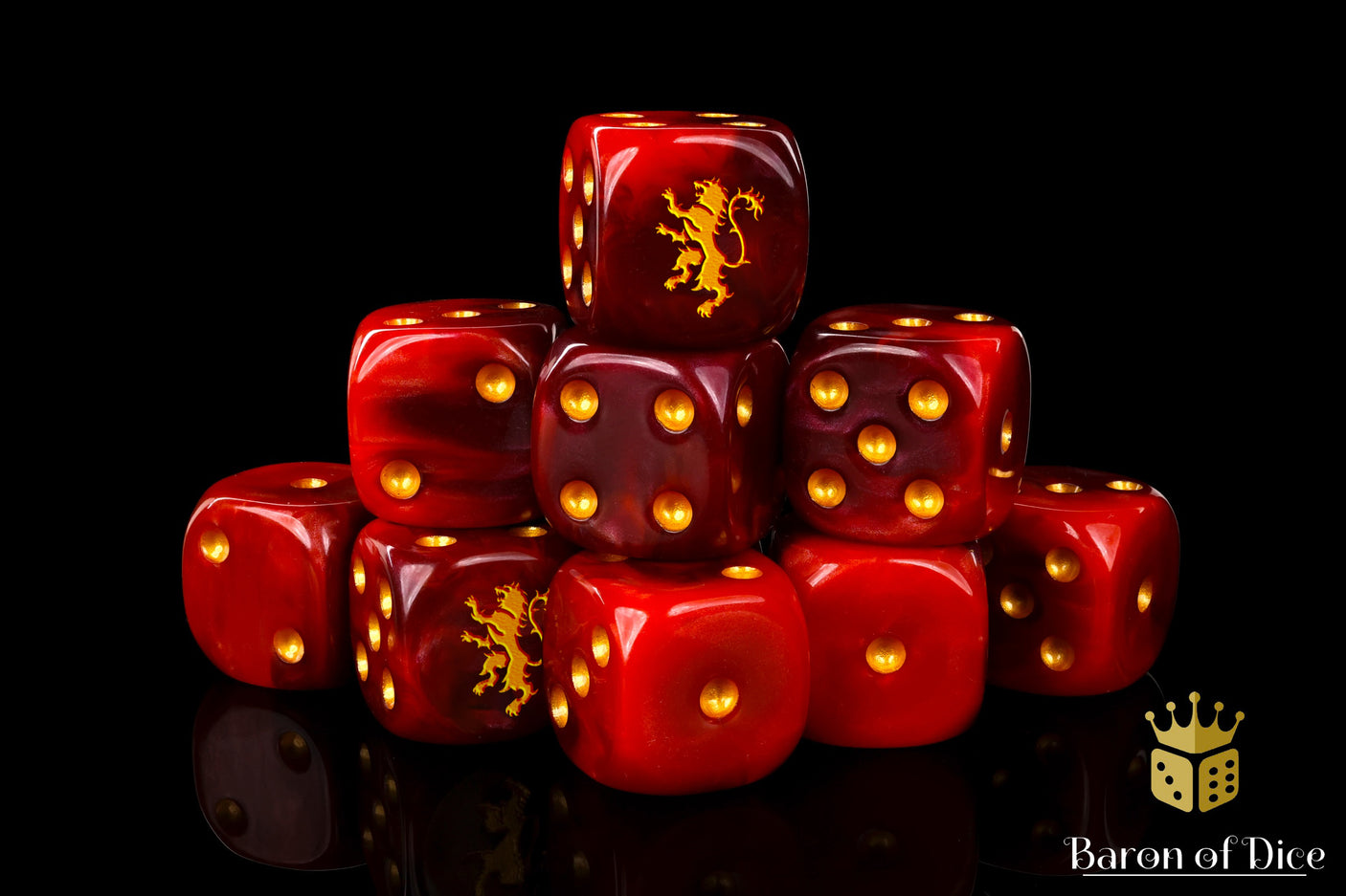 Royal Lion 16mm Dice