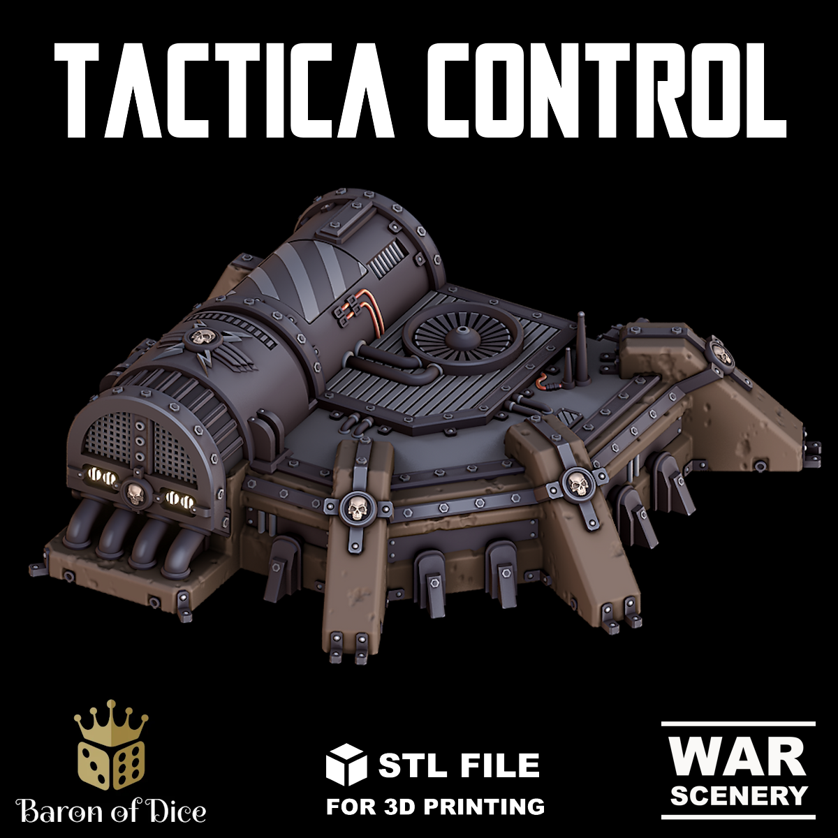 Grimdark Tactica Control, STL File