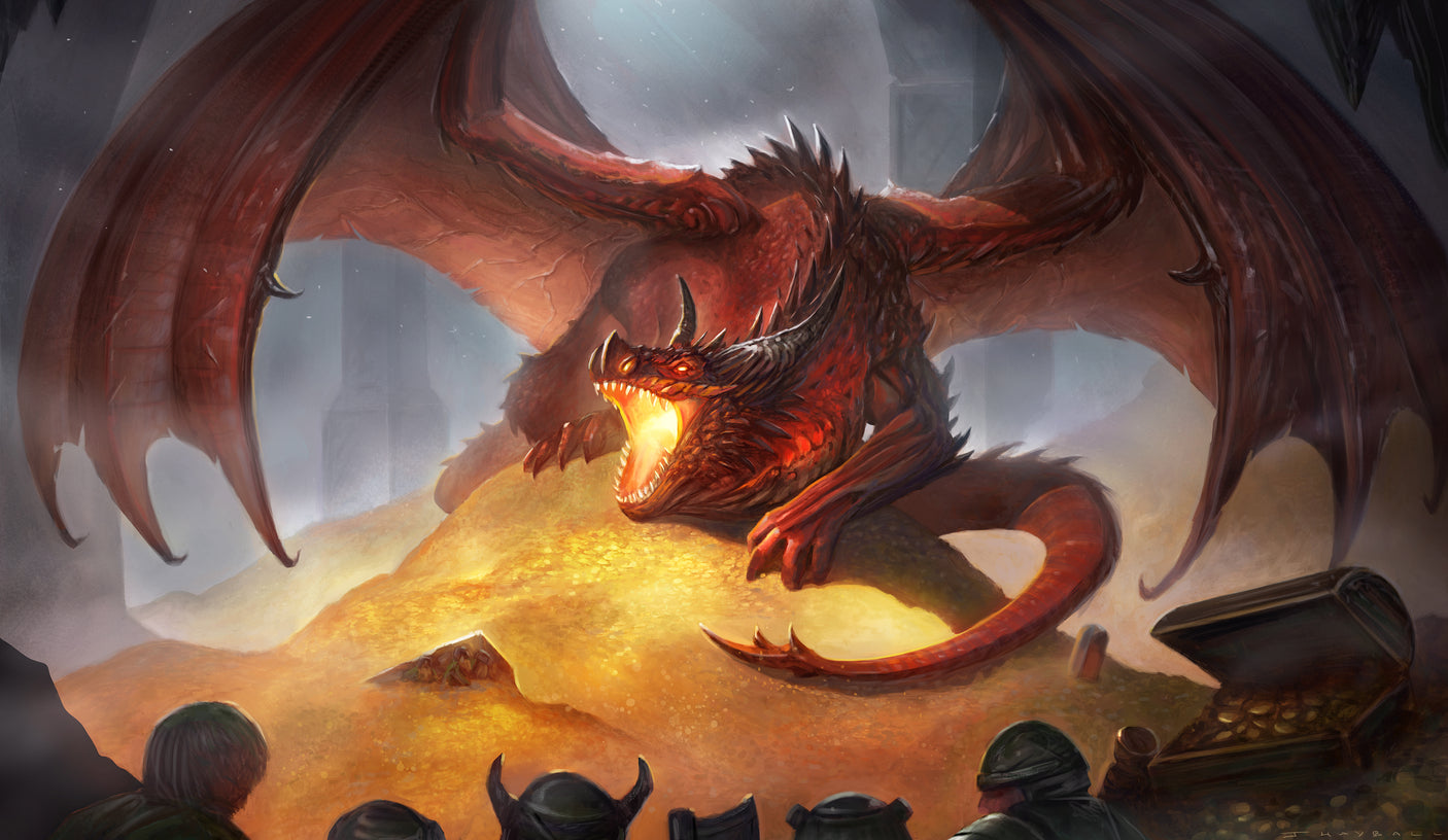 Premium Oversized Playmat | Treasure Dragon
