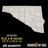 Iron Sector Template Set | 11e Terrain Template Set | Shipping Excluded