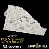 Orc Wreckers Template Set | 11e Terrain Template Set | Shipping Excluded