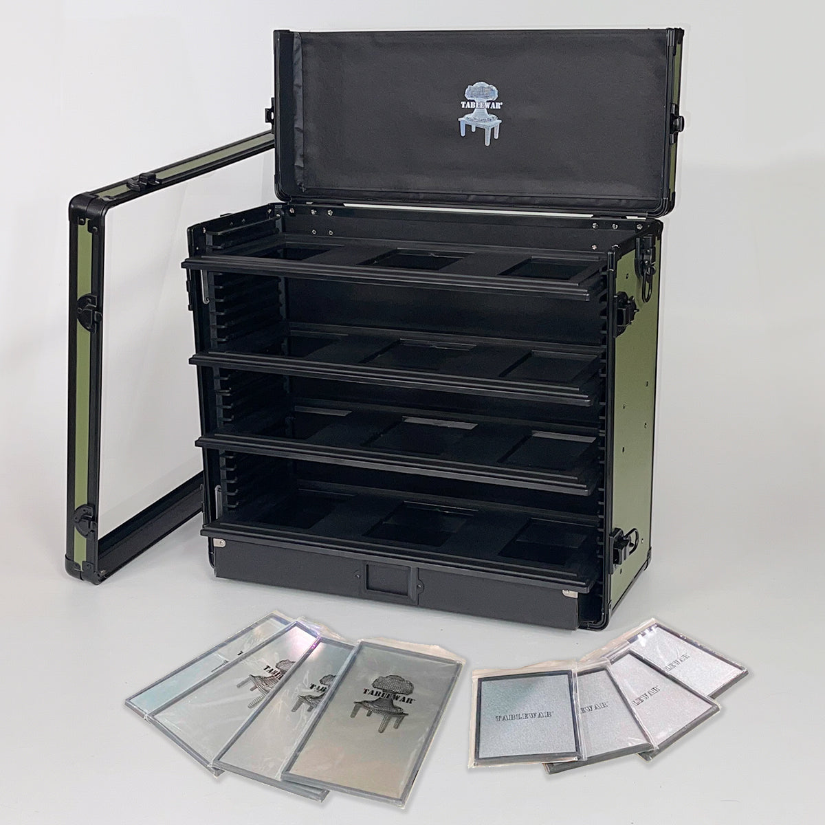 Bundle Trays + Tower: Full-size Case in Olive - MARK III