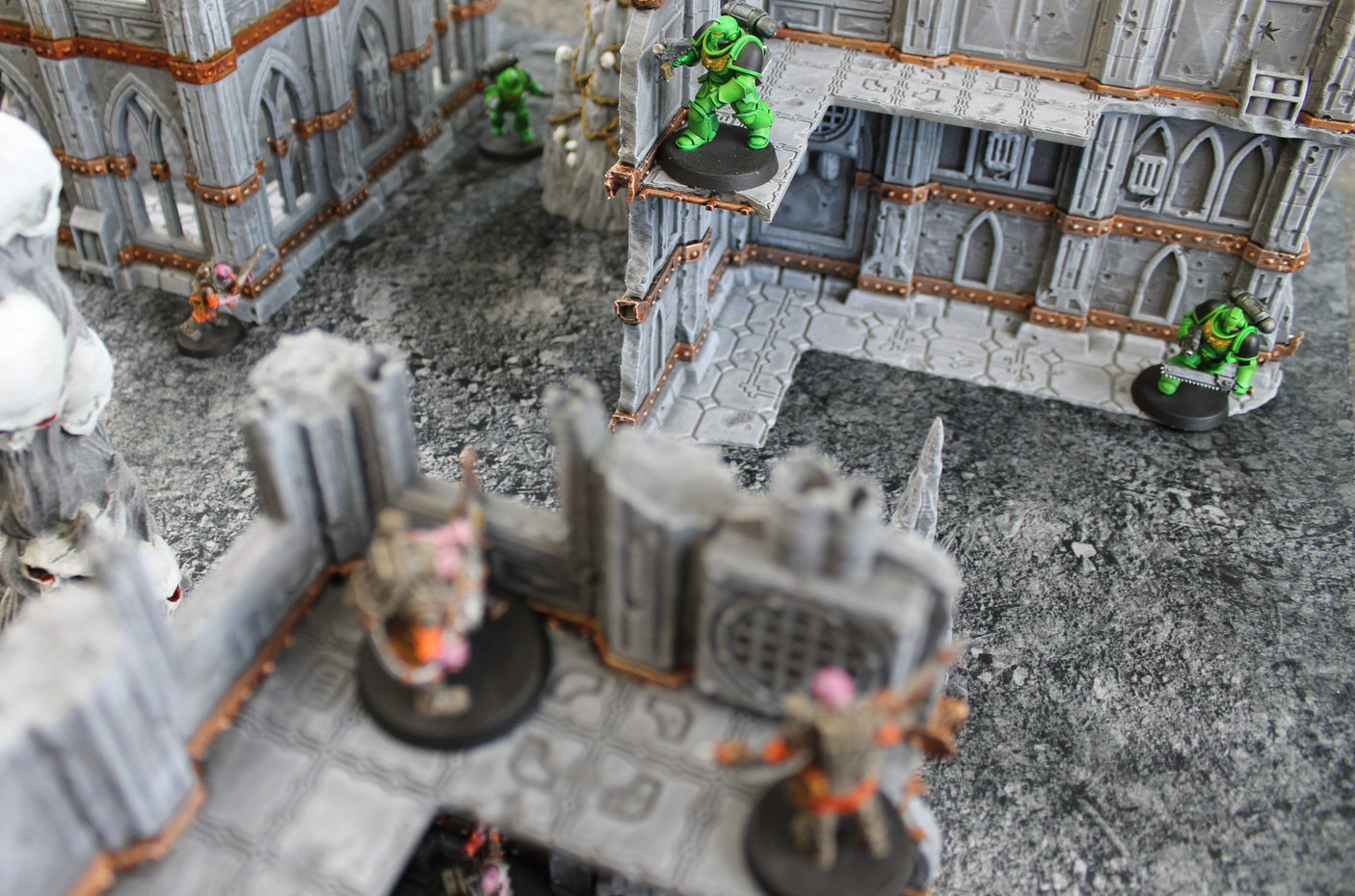 Urban Ruins - Neoprene Battle Mat - Baron of Dice