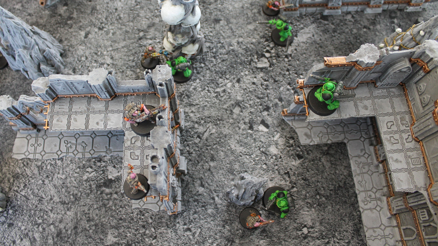 Urban Ruins - Neoprene Battle Mat - Baron of Dice